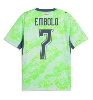 Zwitserland Breel Embolo #7 Uit tenue WK 2026 Korte Mouw Voetbalshirt