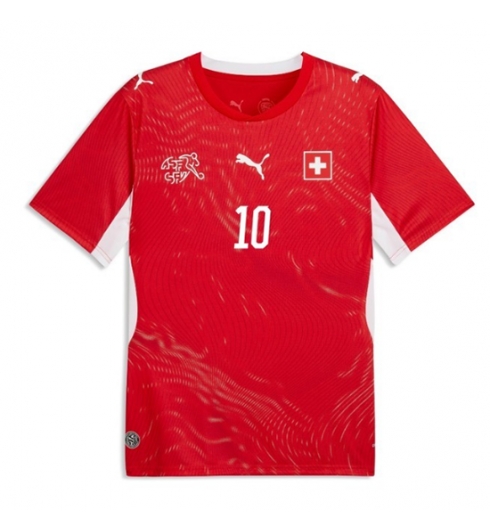 Zwitserland Granit Xhaka #10 Thuis tenue WK 2026 Korte Mouw Voetbalshirt 2 Zwitserland Granit Xhaka #10 Thuis tenue WK 2026 Korte Mouw Voetbalshirt 2