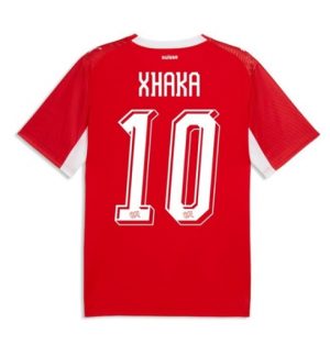 Zwitserland Granit Xhaka #10 Thuis tenue WK 2026 Korte Mouw Voetbalshirt