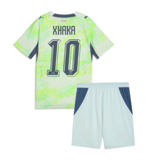 Zwitserland Granit Xhaka #10 Uit tenue Kids WK 2026 Voetbalshirt + Shorts Set