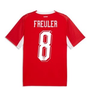 Zwitserland Remo Freuler #8 Thuis tenue WK 2026 Korte Mouw Voetbalshirt