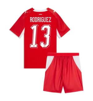Zwitserland Ricardo Rodriguez #13 Thuis tenue Kids WK 2026 Voetbalshirt + Shorts Set