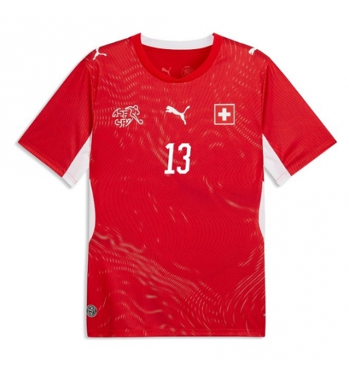 Zwitserland Ricardo Rodriguez #13 Thuis tenue WK 2026 Korte Mouw Voetbalshirt 2 Zwitserland Ricardo Rodriguez #13 Thuis tenue WK 2026 Korte Mouw Voetbalshirt 2