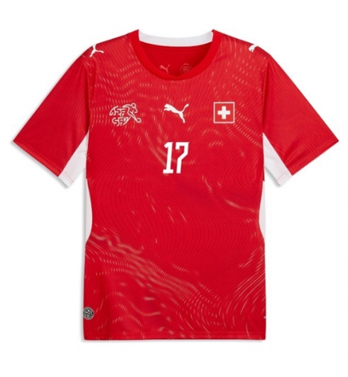 Zwitserland Ruben Vargas #17 Thuis tenue WK 2026 Korte Mouw Voetbalshirt 2 Zwitserland Ruben Vargas #17 Thuis tenue WK 2026 Korte Mouw Voetbalshirt 2