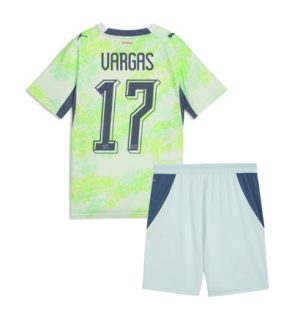 Zwitserland Ruben Vargas #17 Uit tenue Kids WK 2026 Voetbalshirt + Shorts Set