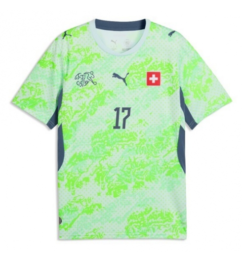 Zwitserland Ruben Vargas #17 Uit tenue WK 2026 Korte Mouw Voetbalshirt 2 Zwitserland Ruben Vargas #17 Uit tenue WK 2026 Korte Mouw Voetbalshirt 2