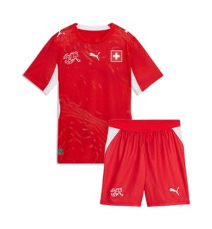 Zwitserland Thuis tenue Kids WK 2026 Voetbalshirt + Shorts Set