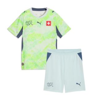 Zwitserland Uit tenue Kids WK 2026 Voetbalshirt + Shorts Set