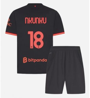 AC Milan Christopher Nkunku #18 Derde tenue Kinderen 2026-27 Korte Mouw Voetbalshirt (+ broek)
