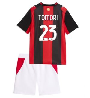 AC Milan Fikayo Tomori #23 Thuis tenue Kinderen 2026-27 Korte Mouw Voetbalshirt (+ broek)