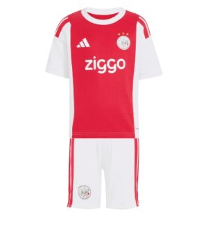 Ajax Thuis tenue Kinderen 2026-27 Korte Mouwen en Broekje
