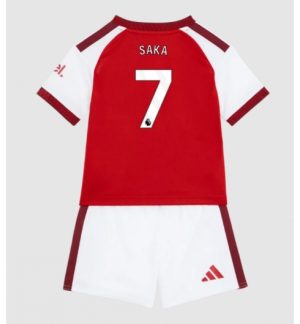 Arsenal Bukayo Saka #7 Thuis tenue Kinderen 2026-27 Korte Mouwen en Broekje