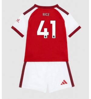 Arsenal Declan Rice #41 Thuis tenue Kinderen 2026-27 Korte Mouwen en Broekje