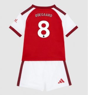 Arsenal Martin Odegaard #8 Thuis tenue Kinderen 2026-27 Korte Mouwen en Broekje