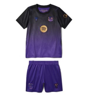 Barcelona Uit tenue Kinderen 2026-27 Korte Mouwen en Broekje