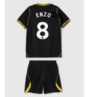 Chelsea Enzo Fernandez #8 Uit tenue Kinderen 2026-27 Korte Mouwen en Broekje