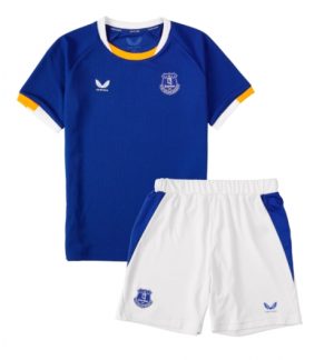 Everton Thuis tenue Kinderen 2026-27 Korte Mouwen en Broekje