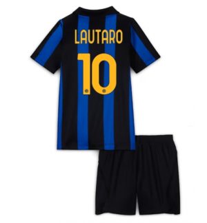 Inter Milan Lautaro Martinez #10 Thuis tenue Kinderen 2026-27 Korte Mouwen en Broekje