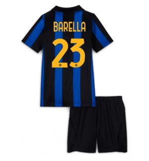 Inter Milan Nicolo Barella #23 Thuis tenue Kinderen 2026-27 Korte Mouwen en Broekje
