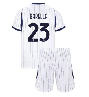 Inter Milan Nicolo Barella #23 Uit tenue Kinderen 2026-27 Korte Mouwen en Broekje