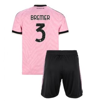 Juventus Gleison Bremer #3 Uit tenue Kinderen 2026-27 Korte Mouwen en Broekje