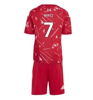 Liverpool Florian Wirtz #7 Thuis tenue Kinderen 2026-27 Korte Mouwen en Broekje
