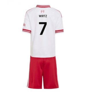 Liverpool Florian Wirtz #7 Uit tenue Kinderen 2026-27 Korte Mouwen en Broekje