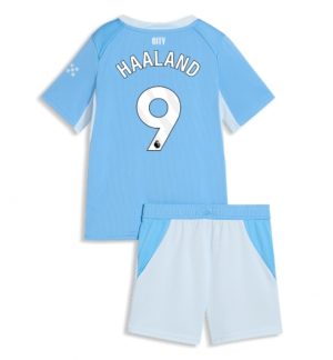 Manchester City Erling Haaland #9 Thuis tenue Kinderen 2026-27 Korte Mouwen en Broekje