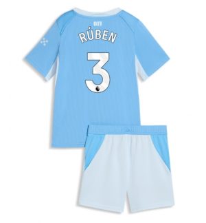 Manchester City Ruben Dias #3 Thuis tenue Kinderen 2026-27 Korte Mouwen en Broekje