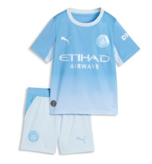 Manchester City Thuis tenue Kinderen 2026-27 Korte Mouwen en Broekje