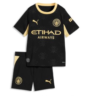 Manchester City Uit tenue Kinderen 2026-27 Korte Mouwen en Broekje