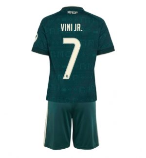 Real Madrid Vinicius Junior #7 Uit tenue Kinderen 2026-27 Korte Mouwen en Broekje