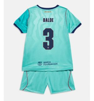 Barcelona Alejandro Balde #3 Derde tenue Kids 2026-27 Korte Mouw Voetbalshirt (+ broek)