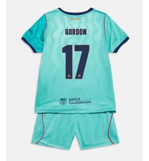 Barcelona Anthony Gordon #17 Derde tenue Kids 2026-27 Korte Mouw Voetbalshirt (+ broek) Barcelona Anthony Gordon #17 Derde tenue Kids 2026-27 Korte Mouw Voetbalshirt (+ broek)