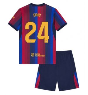 Barcelona Eric Garcia #24 Thuis tenue Kids 2026-27 Korte Mouw Voetbalshirt (+ broek)