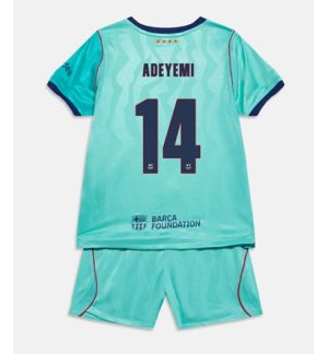 Barcelona Karim Adeyemi #14 Derde tenue Kids 2026-27 Korte Mouw Voetbalshirt (+ broek)