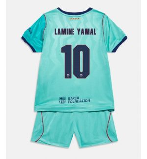 Barcelona Lamine Yamal #10 Derde tenue Kids 2026-27 Korte Mouw Voetbalshirt (+ broek) Barcelona Lamine Yamal #10 Derde tenue Kids 2026-27 Korte Mouw Voetbalshirt (+ broek)
