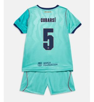 Barcelona Pau Cubarsi #5 Derde tenue Kids 2026-27 Korte Mouw Voetbalshirt (+ broek) Barcelona Pau Cubarsi #5 Derde tenue Kids 2026-27 Korte Mouw Voetbalshirt (+ broek)