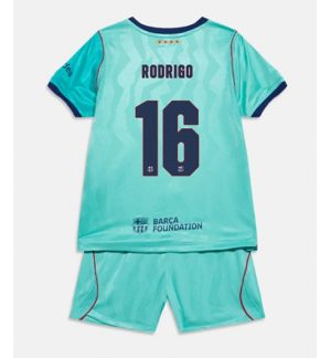 Barcelona Rodri Hernandez #16 Derde tenue Kids 2026-27 Korte Mouw Voetbalshirt (+ broek) Barcelona Rodri Hernandez #16 Derde tenue Kids 2026-27 Korte Mouw Voetbalshirt (+ broek)