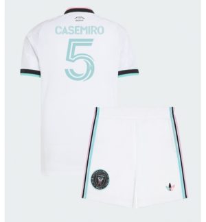 Inter Miami Casemiro #5 Derde tenue Kids 2026-27 Korte Mouw Voetbalshirt (+ broek)
