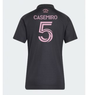 Inter Miami Casemiro #5 Uit tenue Dames 2026-27 Korte Mouw Voetbalshirt