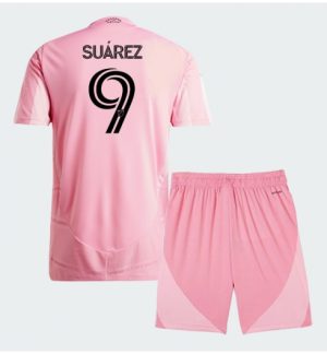 Inter Miami Luis Suarez #9 Thuis tenue Kids 2026-27 Korte Mouw Voetbalshirt (+ broek)