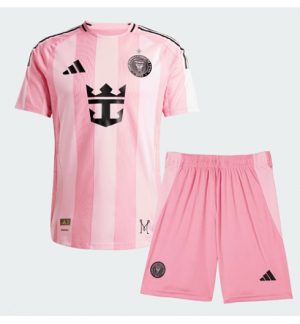 Inter Miami Thuis tenue Kids 2026-27 Korte Mouw Voetbalshirt (+ broek) Inter Miami Thuis tenue Kids 2026-27 Korte Mouw Voetbalshirt (+ broek)