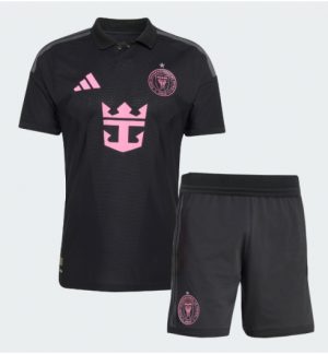 Inter Miami Uit tenue Kids 2026-27 Korte Mouw Voetbalshirt (+ broek)